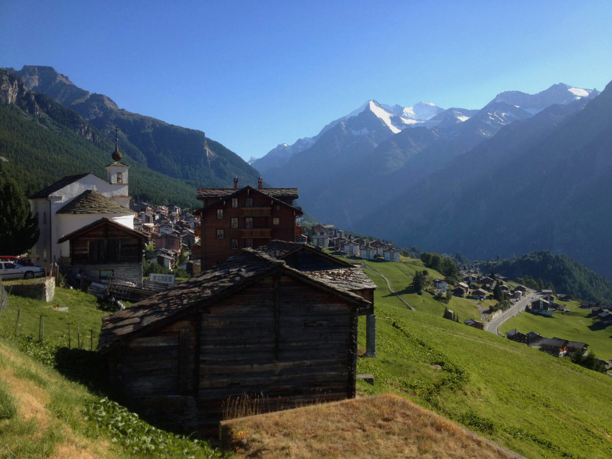 #25 Grächen im Sommer Weisshorn